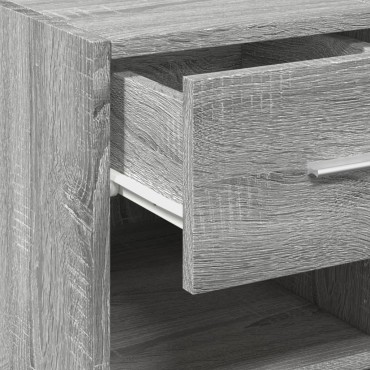 vidaXL Ντουλάπι Γκρι Sonoma 50x42,5x93cm από Επεξεργασμένο Ξύλο 1 τεμ.