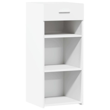vidaXL Συρταριέρα Λευκή 40x42,5x93cm από Επεξεργασμένο Ξύλο 1 τεμ.