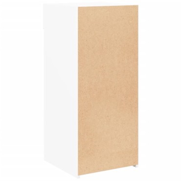 vidaXL Συρταριέρα Λευκή 40x42,5x93cm από Επεξεργασμένο Ξύλο 1 τεμ.