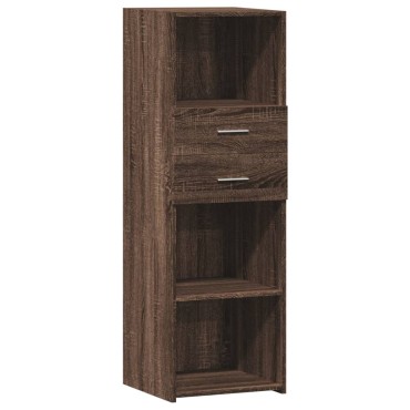 vidaXL Ντουλάπι Καφέ Δρυς 40x42,5x124cm από Επεξεργασμένο Ξύλο 1 τεμ.