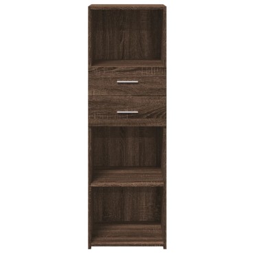 vidaXL Ντουλάπι Καφέ Δρυς 40x42,5x124cm από Επεξεργασμένο Ξύλο 1 τεμ.