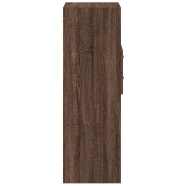 vidaXL Ντουλάπι Καφέ Δρυς 40x42,5x124cm από Επεξεργασμένο Ξύλο 1 τεμ.