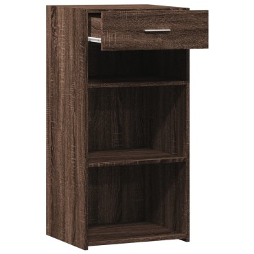 vidaXL Μπουφές Καφέ Δρυς 45x42,5x93cm από Επεξεργασμένο Ξύλο 1 τεμ.