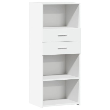 vidaXL Ντουλάπι Μαύρο 50x42,5x124cm από Επεξεργασμένο Ξύλο 1 τεμ.