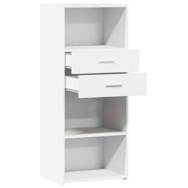 vidaXL Ντουλάπι Μαύρο 50x42,5x124cm από Επεξεργασμένο Ξύλο 1 τεμ.