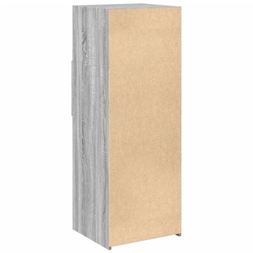 vidaXL Ντουλάπι Γκρι Sonoma 45x42,5x124cm από Επεξεργασμένο Ξύλο 1 τεμ.