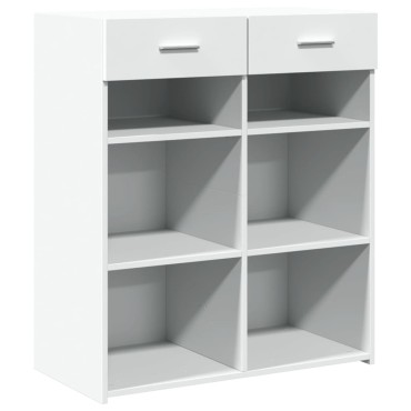 vidaXL Ντουλάπι Λευκή 80x42,5x93cm από Επεξεργασμένο Ξύλο 1 τεμ.