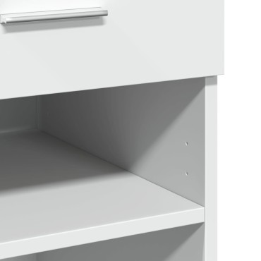 vidaXL Ντουλάπι Λευκή 80x42,5x93cm από Επεξεργασμένο Ξύλο 1 τεμ.