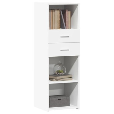 vidaXL Ντουλάπι Λευκό 40x42,5x124cm από Επεξεργασμένο Ξύλο 1 τεμ.