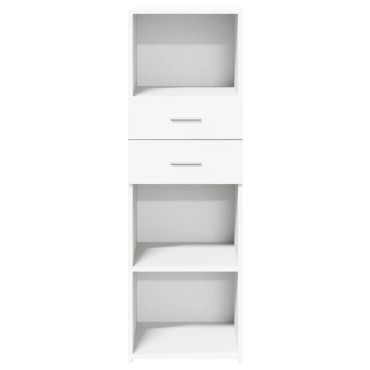 vidaXL Ντουλάπι Λευκό 40x42,5x124cm από Επεξεργασμένο Ξύλο 1 τεμ.