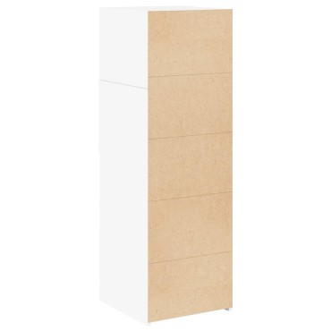 vidaXL Ντουλάπι Λευκό 40x42,5x124cm από Επεξεργασμένο Ξύλο 1 τεμ.