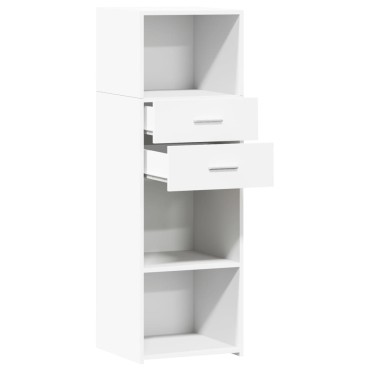 vidaXL Ντουλάπι Λευκό 40x42,5x124cm από Επεξεργασμένο Ξύλο 1 τεμ.