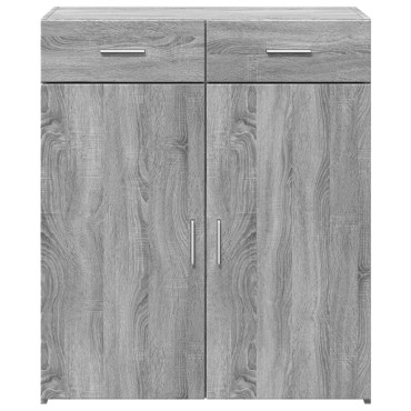 vidaXL Ντουλάπι Γκρι Sonoma 80x42,5x93cm από Επεξεργασμένο Ξύλο 1 τεμ.