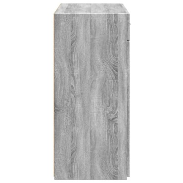 vidaXL Ντουλάπι Γκρι Sonoma 80x42,5x93cm από Επεξεργασμένο Ξύλο 1 τεμ.