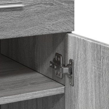 vidaXL Ντουλάπι Γκρι Sonoma 80x42,5x93cm από Επεξεργασμένο Ξύλο 1 τεμ.
