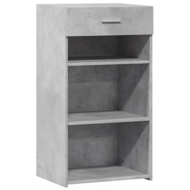 vidaXL Ντουλάπι Γκρι Σκυροδέματος 50x42,5x93cm Επεξεργασμένο Ξύλο 1 τεμ.
