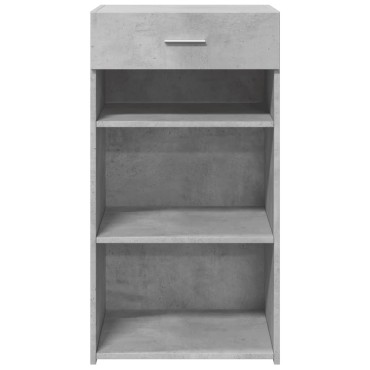 vidaXL Ντουλάπι Γκρι Σκυροδέματος 50x42,5x93cm Επεξεργασμένο Ξύλο 1 τεμ.