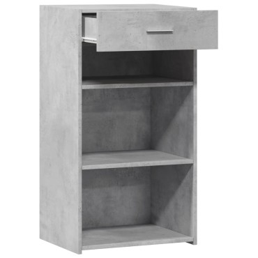 vidaXL Ντουλάπι Γκρι Σκυροδέματος 50x42,5x93cm Επεξεργασμένο Ξύλο 1 τεμ.