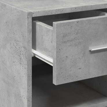 vidaXL Ντουλάπι Γκρι Σκυροδέματος 50x42,5x93cm Επεξεργασμένο Ξύλο 1 τεμ.