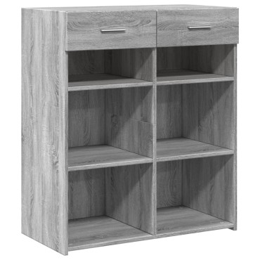 vidaXL Ντουλάπι Γκρι Sonoma 80x42,5x93cm από Επεξεργασμένο Ξύλο 1 τεμ.
