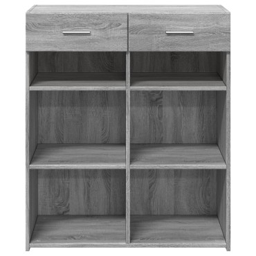 vidaXL Ντουλάπι Γκρι Sonoma 80x42,5x93cm από Επεξεργασμένο Ξύλο 1 τεμ.