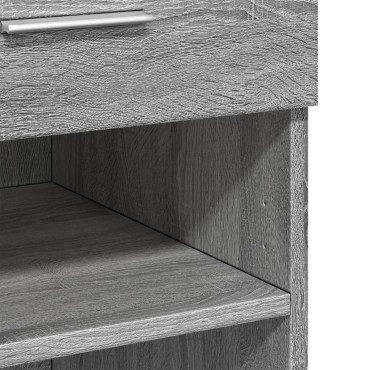 vidaXL Ντουλάπι Γκρι Sonoma 80x42,5x93cm από Επεξεργασμένο Ξύλο 1 τεμ.