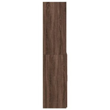 vidaXL Ντουλάπι Καφέ Δρυς 70x42,5x185cm από Επεξεργασμένο Ξύλο 1 τεμ.