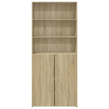 vidaXL Ντουλάπι Sonoma Δρυς 80x42,5x185cm από Επεξεργασμένο Ξύλο 1 τεμ.