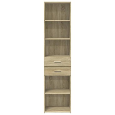 vidaXL Ντουλάπι Sonoma Δρυς 45x42,5x185cm από Επεξεργασμένο Ξύλο 1 τεμ.