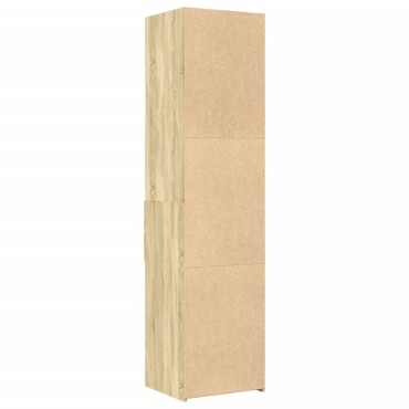 vidaXL Ντουλάπι Sonoma Δρυς 45x42,5x185cm από Επεξεργασμένο Ξύλο 1 τεμ.