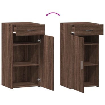 vidaXL Ντουλάπι Καφέ Δρυς 45x42,5x93cm Επεξεργασμένο Ξύλο 1 τεμ.
