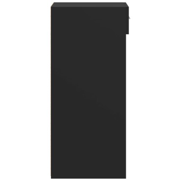 vidaXL Συρταριέρα Μαύρη 40x42,5x93cm από Επεξεργασμένο Ξύλο 1 τεμ.