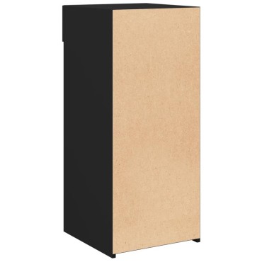 vidaXL Συρταριέρα Μαύρη 40x42,5x93cm από Επεξεργασμένο Ξύλο 1 τεμ.
