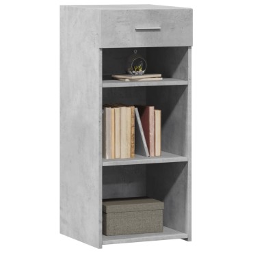 vidaXL Ντουλάπι Γκρι Σκυροδέματος 40x42,5x93cm Επεξεργασμένο Ξύλο 1 τεμ.