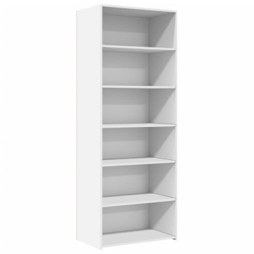 vidaXL Ντουλάπι Λευκή 70x41x185cm από Επεξεργασμένο Ξύλο 1 τεμ.