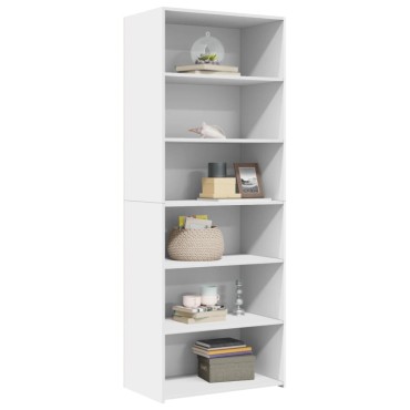 vidaXL Ντουλάπι Λευκή 70x41x185cm από Επεξεργασμένο Ξύλο 1 τεμ.