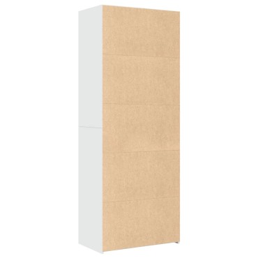 vidaXL Ντουλάπι Λευκή 70x41x185cm από Επεξεργασμένο Ξύλο 1 τεμ.