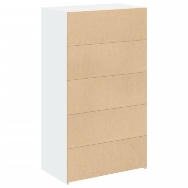 vidaXL Ντουλάπι Λευκό 70x41x124cm από Επεξεργασμένο Ξύλο 1 τεμ.