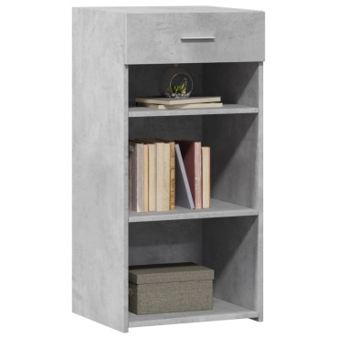 vidaXL Ντουλάπι Γκρι Σκυροδέματος 45x42,5x93cm Επεξεργασμένο Ξύλο 1 τεμ.
