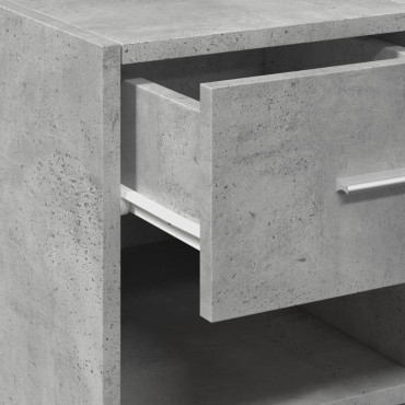 vidaXL Ντουλάπι Γκρι Σκυροδέματος 45x42,5x93cm Επεξεργασμένο Ξύλο 1 τεμ.