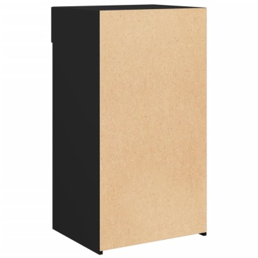 vidaXL Συρταριέρα Μαύρη 50x42,5x93cm από Επεξεργασμένο Ξύλο 1 τεμ.