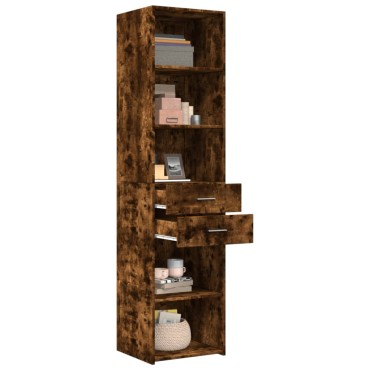 vidaXL Ντουλάπι Καπνιστή Δρυς 45x42,5x185cm από Επεξεργασμένο Ξύλο 1 τεμ.
