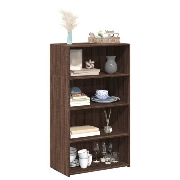 vidaXL Ντουλάπι Καφέ Δρυς 70x41x124cm από Επεξεργασμένο Ξύλο 1 τεμ.