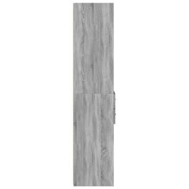 vidaXL Ντουλάπι Γκρι Sonoma 40x42,5x185cm από Επεξεργασμένο Ξύλο 1 τεμ.