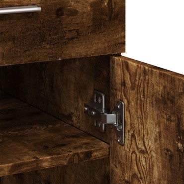 vidaXL Ντουλάπι Καπνιστή Δρυς 80x42,5x93cm από Επεξεργ. Ξύλο 1 τεμ.