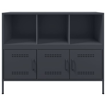 vidaXL Ντουλάπι Ανθρακί 100,5x39x79cm από Χάλυβα 1 τεμ.
