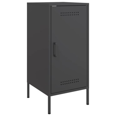 vidaXL Ντουλάπι Μαύρο 36x39x79cm από Χάλυβα 1 τεμ.