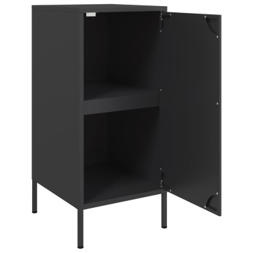 vidaXL Ντουλάπι Μαύρο 36x39x79cm από Χάλυβα 1 τεμ.