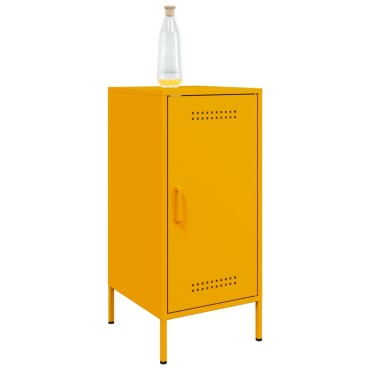 vidaXL Ντουλάπια 2 τεμ. Μουσταρδί 36x39x79cm από Χάλυβα