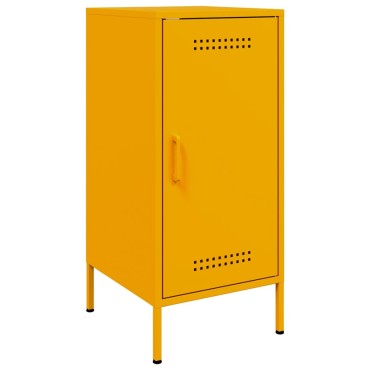 vidaXL Ντουλάπια 2 τεμ. Μουσταρδί 36x39x79cm από Χάλυβα